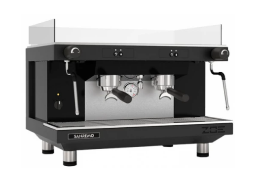 Кофемашина Sanremo Zoe SAP (полуавтомат) 2 высокие гр. чёрная