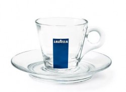 Кофейная пара Lavazza, стеклянная 150 мл.