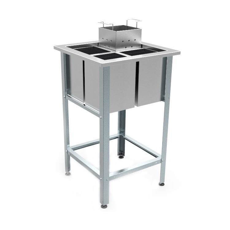 Ванна моечная для мойки яиц сварная вмя/1-53/53